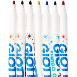 Flamastry brokatowe Turbo Glitter - Giotto - 8 szt.