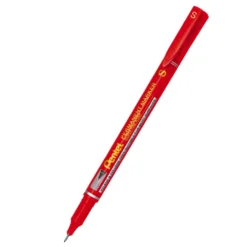 Foliopis marker permanentny NFS 410 - Pentel - czerwony, 0,4 mm