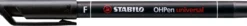 Foliopis permanentny OHPen - Stabilo - czarny, F