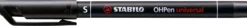 Foliopis permanentny OHPen - Stabilo - czarny, S