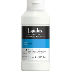 Gesso do farb akrylowych i olejnych - Liquitex - białe, 237 ml
