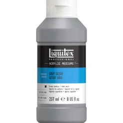 Gesso do farb akrylowych i olejnych - Liquitex - szare, 237 ml