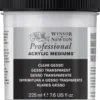 Gesso do farb akrylowych i olejnych Professional - Winsor & Newton - transparentne, 225 ml