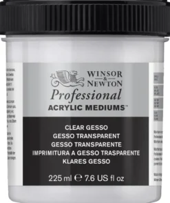Gesso do farb akrylowych i olejnych Professional - Winsor & Newton - transparentne, 225 ml