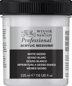 Gesso do farb akrylowych i olejnych - Winsor & Newton - białe, 225 ml