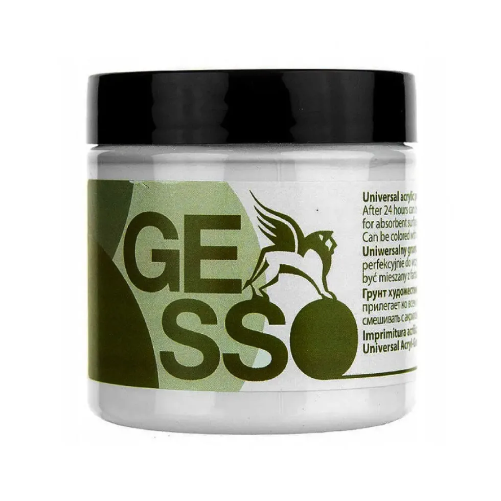 Gesso do farb olejnych i akrylowych - Renesans - transparentne, 110 ml
