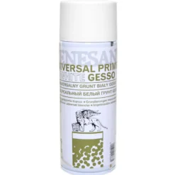 Gesso do farb olejnych i akrylowych w sprayu - Renesans - białe, 400 ml