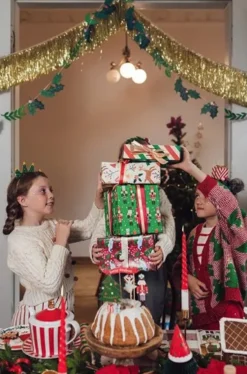 Girlanda dekoracyjna Jemioła - zielona, 1,5 m