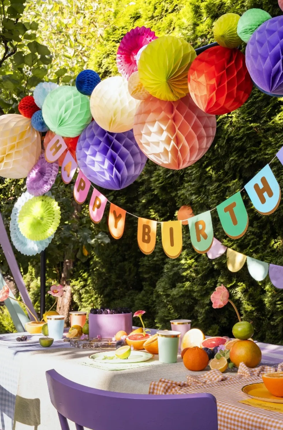Girlanda Happy Birthday - 12 x 163 cm