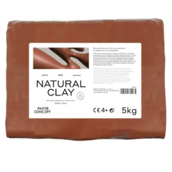 Glina rzeźbiarska Natural Clay - PaperConcept - Red 5 kg