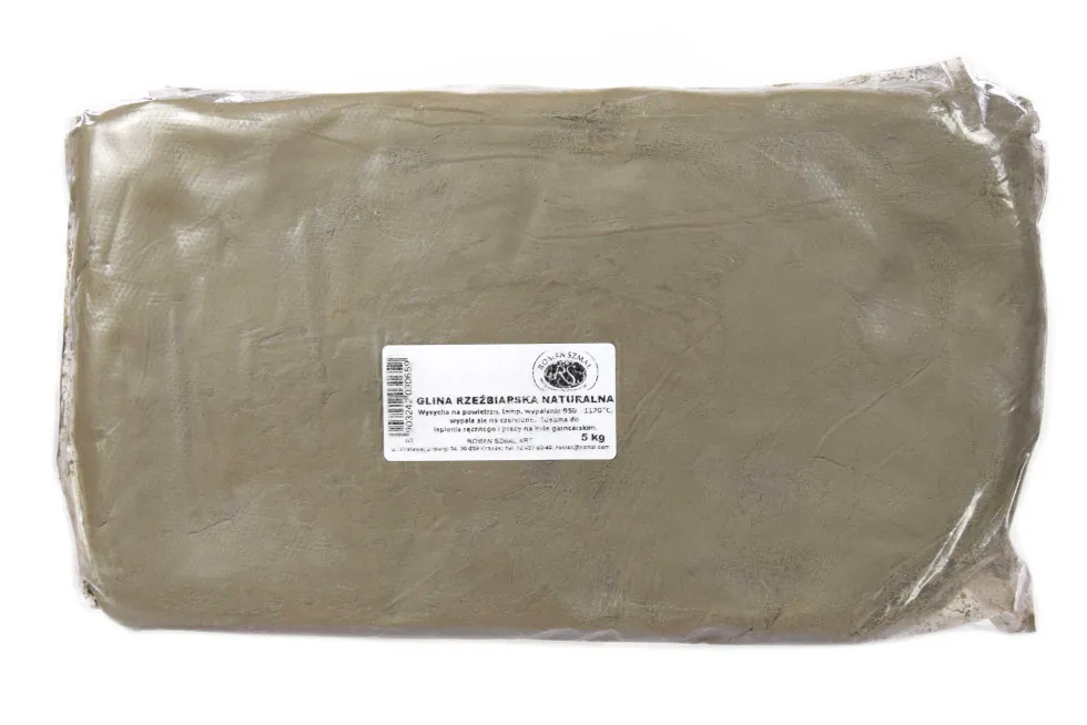 Glina rzeźbiarska naturalna - Roman Szmal - 5 kg