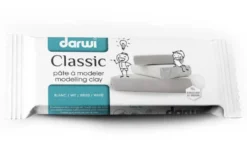 Glinka, masa plastyczna Classic - Darwi - biała, 500 g