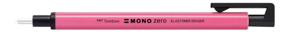 Gumka automatyczna MONO zero - Tombow - okrągła, Neon Pink