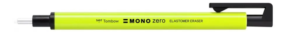 Gumka automatyczna MONO zero - Tombow - okrągła, Neon Yellow