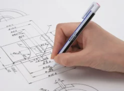 Gumka automatyczna MONO zero - Tombow - okrągła, w paski