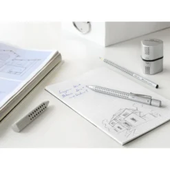 Gumka do ścierania Grip 2001 - Faber-Castell - szara