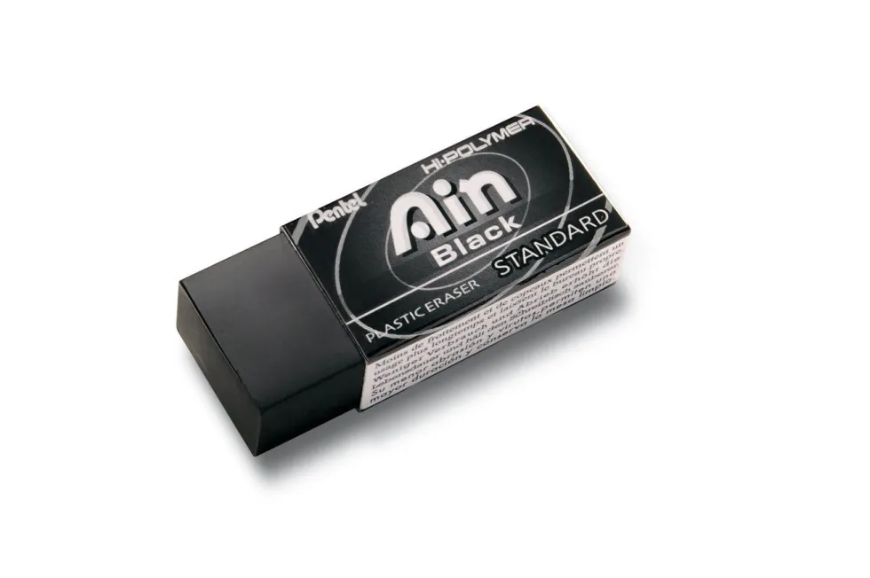 Gumka do ścierania, ołówkowa Hi-Polymer - Pentel - czarna