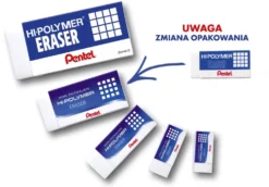 Gumka do ścierania, ołówkowa Hi-Polymer - Pentel - duża