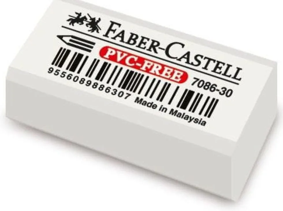 Gumka winylowa - Faber-Castell - biała, duża
