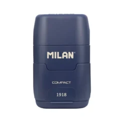 Gumka z temperówką Compact 1918 - Milan - niebieska