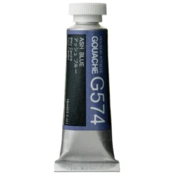 Gwasz Artists’ Gouache - Holbein - Ash Blue, 15 ml