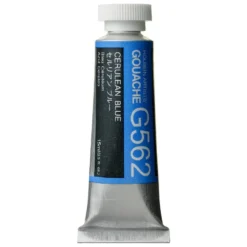 Gwasz Artists’ Gouache - Holbein - Cerulean Blue, 15 ml