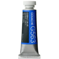 Gwasz Artists’ Gouache - Holbein - Cobalt Blue, 15 ml