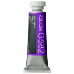 Gwasz Artists’ Gouache - Holbein - Magenta, 15 ml