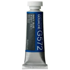 Gwasz Artists’ Gouache - Holbein - Navy Blue, 15 ml