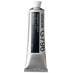 Gwasz Artists’ Gouache - Holbein - Permanent White, 60 ml