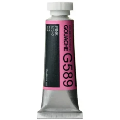 Gwasz Artists’ Gouache - Holbein - Pink, 15 ml