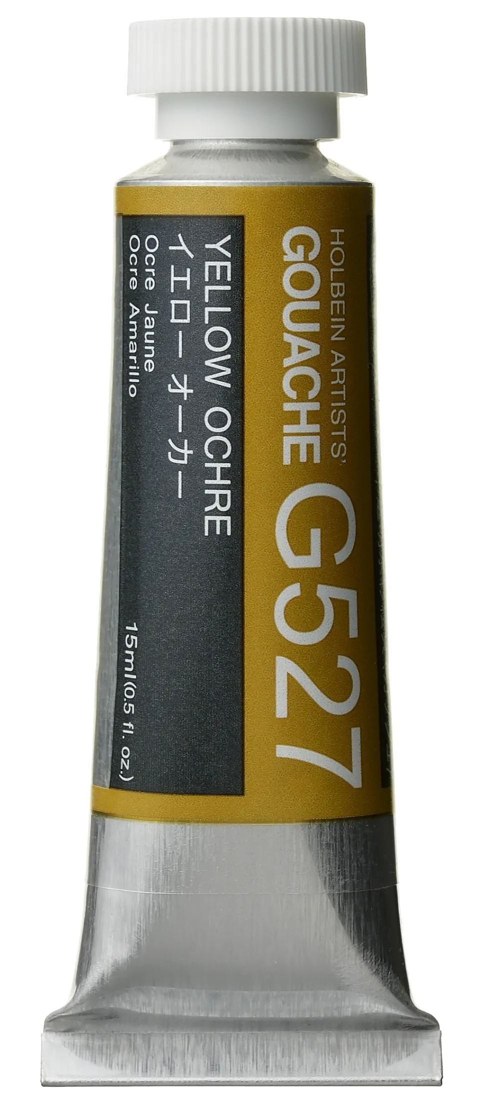 Gwasz Artists’ Gouache - Holbein - Yellow Ochre, 15 ml