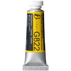 Gwasz Artists’ Gouache Irodori - Holbein - Canola Yellow, 15 ml