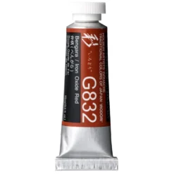 Gwasz Artists’ Gouache Irodori - Holbein - Iron Oxide Red, 15 ml