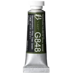 Gwasz Artists’ Gouache Irodori - Holbein - Pine Tree Green, 15 ml