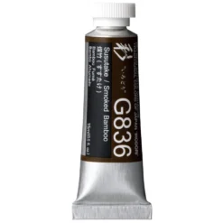 Gwasz Artists’ Gouache Irodori - Holbein - Smoked Bamboo, 15 ml
