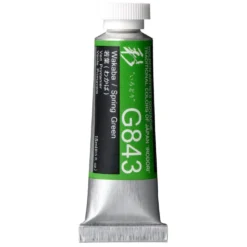 Gwasz Artists’ Gouache Irodori - Holbein - Spring Green, 15 ml