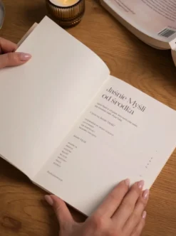 Jaśnie Myśli - Dziennik z pytaniami do siebie - kawowy