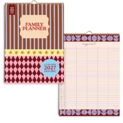 Kalendarz ścienny 2027 Family - Good Tuesday - Boho Circus A3
