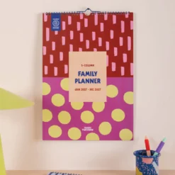 Kalendarz ścienny 2027 Family - Good Tuesday - Colour Flow A3