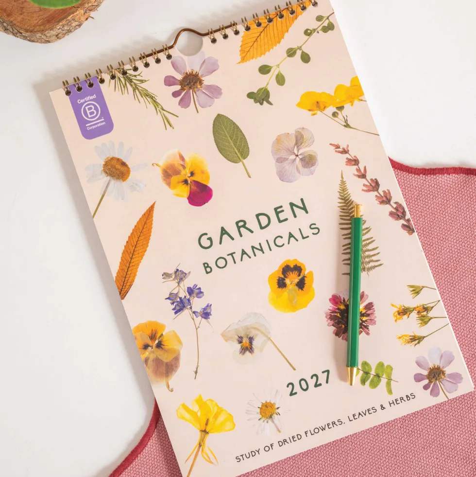 Kalendarz ścienny 2027 - Good Tuesday - Garden Botanicals A4