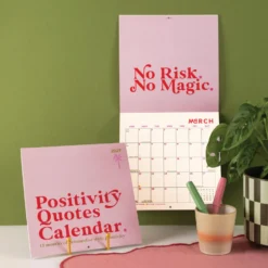 Kalendarz ścienny 2027 - Good Tuesday - Positivity 21 x 21 cm