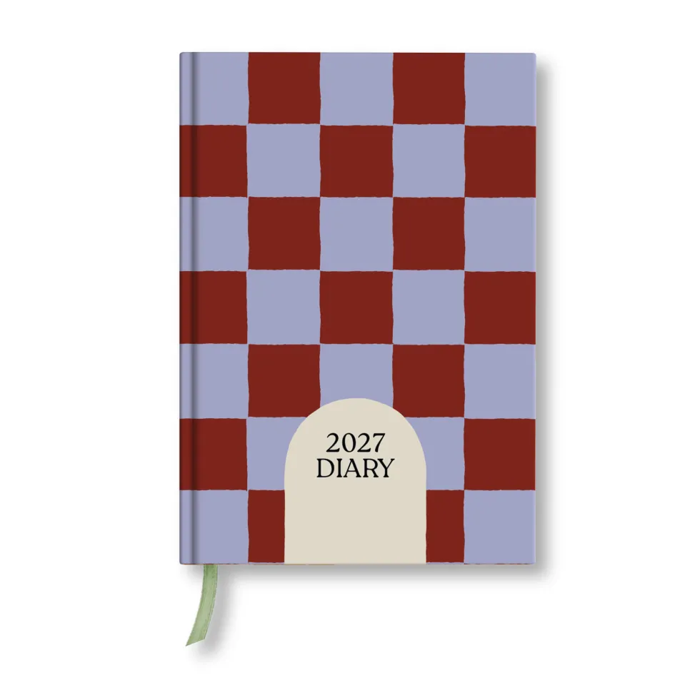 Kalendarz tygodniowy 2027 - Good Tuesday - Blue Berry Check