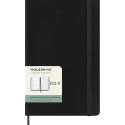 Kalendarz tygodniowy 2026/2027 L - Moleskine - Black