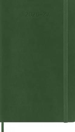 Kalendarz tygodniowy 2026/2027 L - Moleskine - Myrtle Green