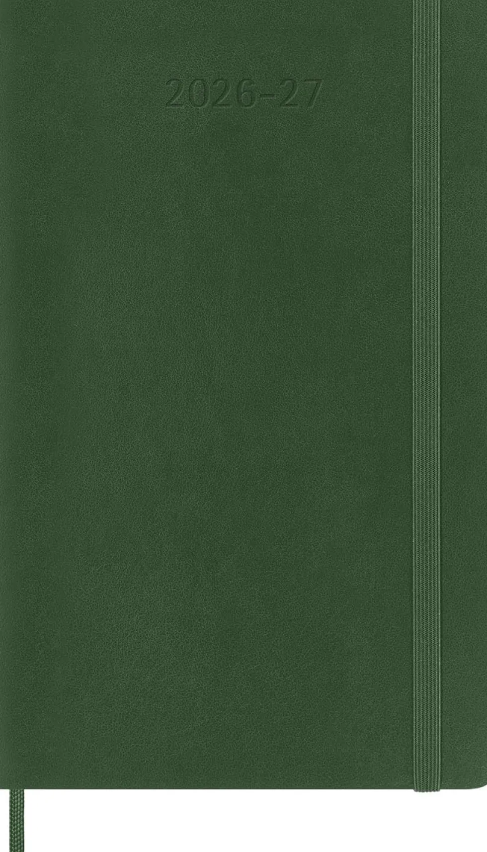 Kalendarz tygodniowy 2026/2027 L - Moleskine - Myrtle Green