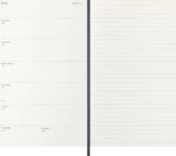 Kalendarz tygodniowy 2026/2027 L - Moleskine - Sapphire Blue