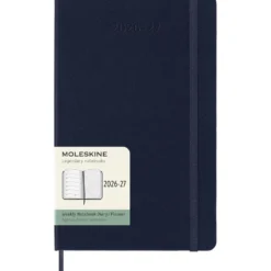 Kalendarz tygodniowy 2026/2027 L - Moleskine - Sapphire Blue