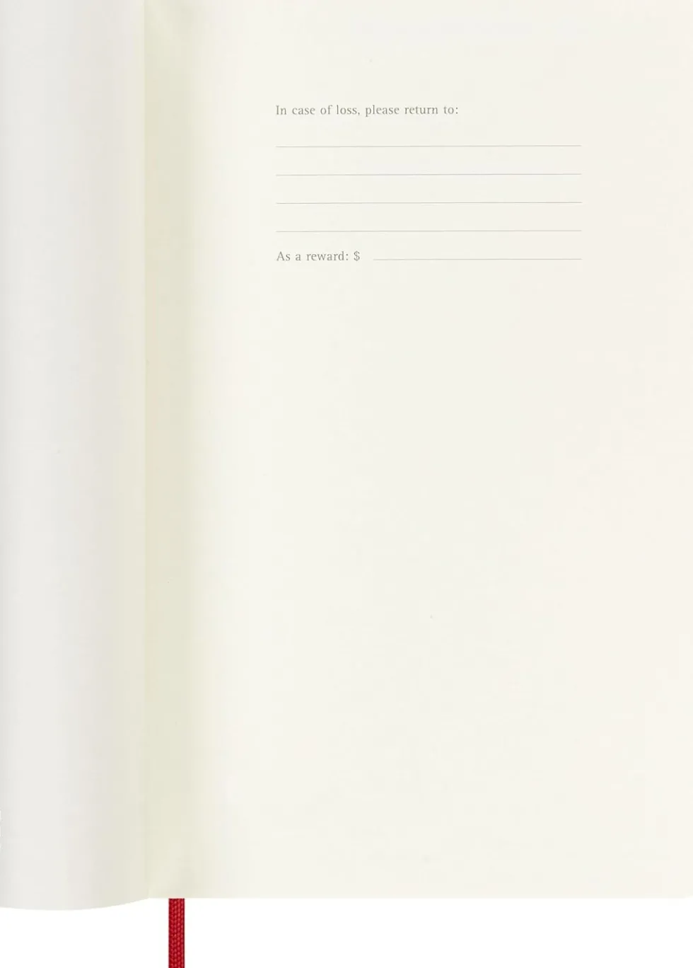 Kalendarz tygodniowy 2026/2027 L - Moleskine - Scarlet Red