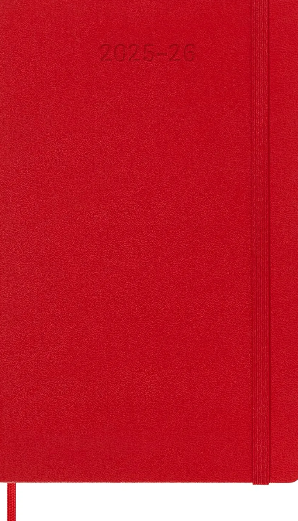 Kalendarz tygodniowy 2026/2027 L - Moleskine - Scarlet Red